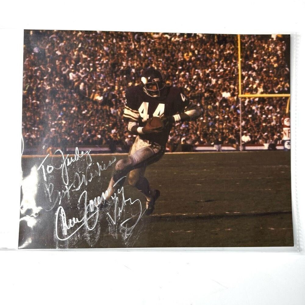 Chuck Foreman #44 Minnesota Vikings Signed 8x10 Photo Autographed NFL Legend